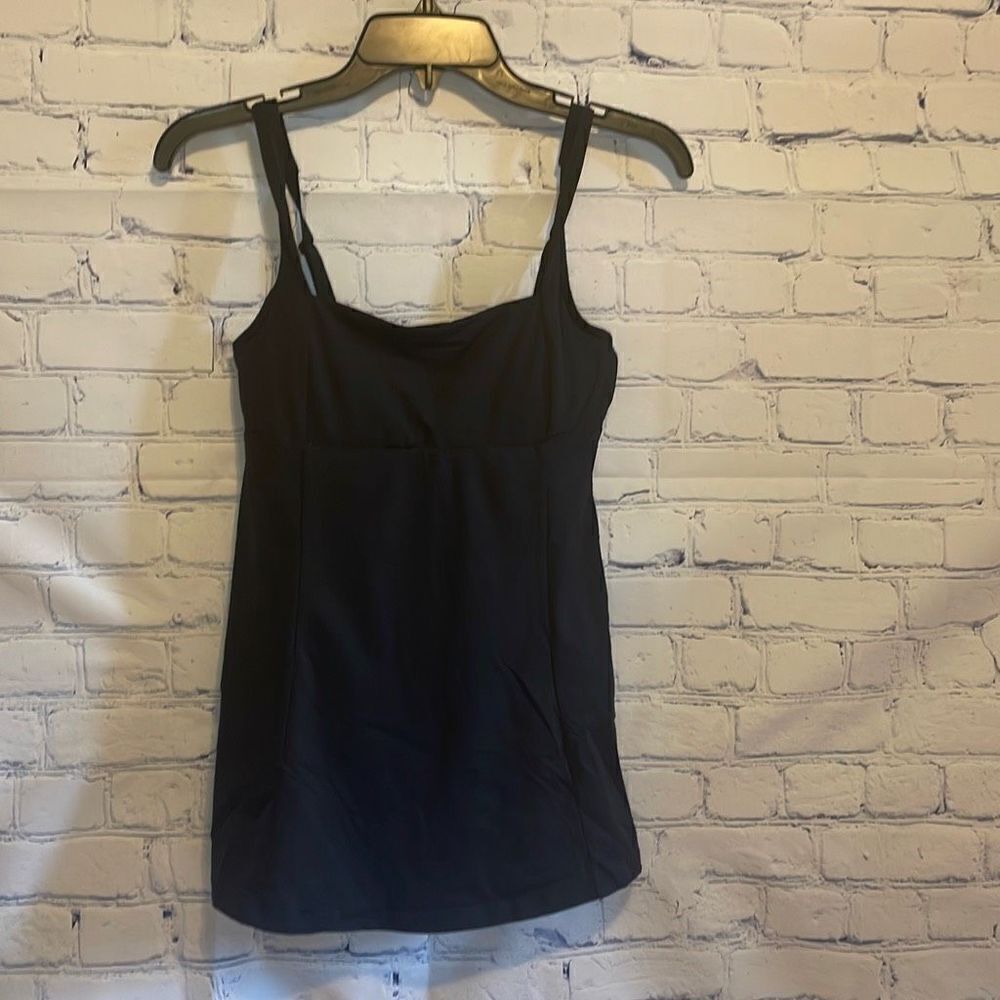 Sea Level Australia Square Neck Swim Dress Black Size 6 NWT Tummy Control New - Picture 2 of 4